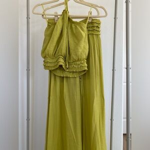 Blouse Pant Set (Tall Pants size L) (Small Top)